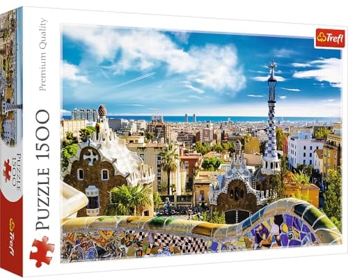 Trefl 26147 Puzzle, Park Güell, Barcelona, 1500 Teile, Spanien, Premium Quality, für Kinder ab 12 Jahren