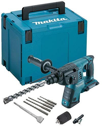 Makita DHR263ZJ 36v / 18v Twin LXT Twin SDS+ Plus Hammer Drill + Makpac + Chuck
