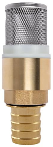 Fussventiel mit Filter u. Rückschlagventil f. Hauswasserwerk Jetpumpe Gartenpumpe Dieselpumpe Heizölpumpe für Pumpen 1 Dieselpumpe Heizölpumpe Ölpumpe Regenwasserpumpe, Anschluß für 20mm Schlauch