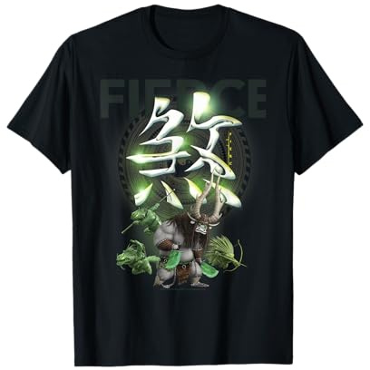 Kung Fu Panda 3 Kai Fierce Action Portrait Logo T-Shirt