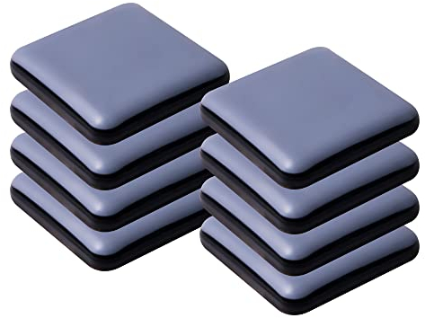 Teflongleiter Selbstklebend Profi Möbelgleiter/Teppichgleiter PTFE Rund&Quadratisch (8, Quadrat,40 * 40mm)