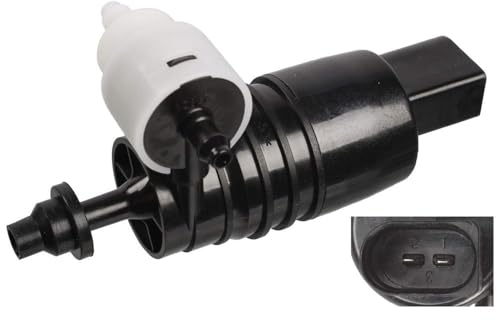 Febi bilsteinBomba de agua de lavado 107463 para sistemas de limpieza de cristales y faros, con anillo de sellado, 1 pieza