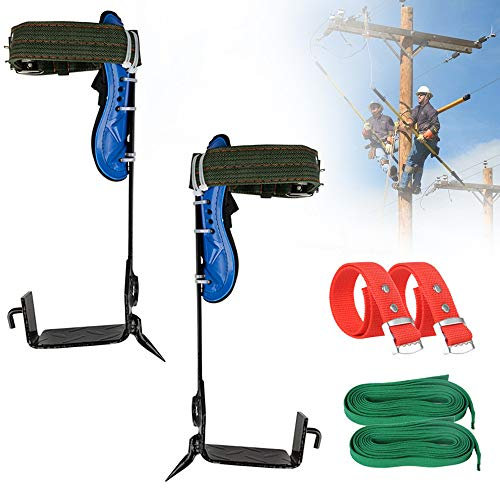 Antiscivolo Tree Climbing, Ramponi da Arrampicata Resistente all'Usura Arrampicarsi sugli Alberi Artefatto oer L'osservazione della Caccia Picking Fruit,1claws