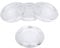 Set of 4 - Castor Cups (Caster Cups) – Floor Protection - Suitable for Upto 75mm Wheel Diameter (Furniture, Appliances, etc)