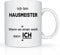 Print-Klex Berufstasse mit Hausmeister Motiv Bedruckt Hausmeister Tasse für Beruf Geschenk Kaffeebecher Geschenktasse Teetasse Arbeitstasse Arbeitsbecher mit Druck 330ml Beruf Tasse