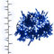 vidaXL LED Lichterkette mit 400 LEDs Weihnachtsbeleuchtung DIY Dekoration Weihnachtsdeko Außen Innen Garten Party Hochzeit Blau 4m PVC