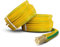 Primes DIY Single Core Conduit Cable 1.5mm Copper Wire Insulated PVC, Stranded Flexible Coil 6491X Electrical Wire, BASEC Approved – Yellow/Green Supplementary Earth (10 Meter), Home Improvement