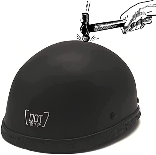 Demi-Casque De Moto,Vintage Casques Bols Casque Jet Casque Ouvert Rétro De Style Allemand pour Hommes Femmes Approuvé ECE Casque De Demi-Coque De Moto De Locomotive 2,S