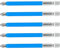 Qrity Set di Punte per Cacciaviti a Croce Magnetiche, Cacciavite a Croce, Punta per Trapano Elettrico, 5 Pezzi PH2 x 90 mm