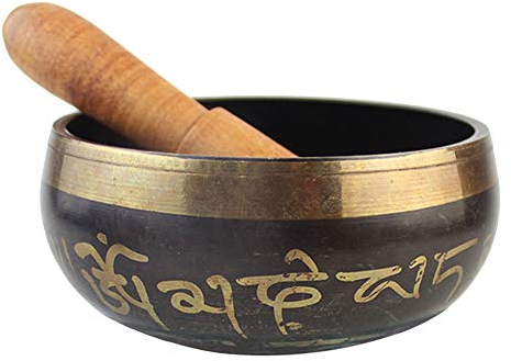 Tibetan Singing Bowl Set, Tibetan Singing Bowl with Mallet Meditation Bowl for Yoga and Holistic Healing
