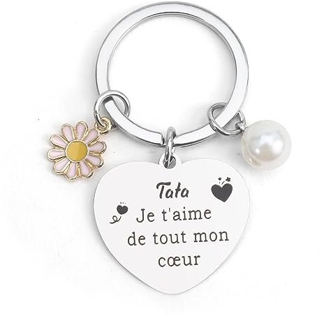 WRNZL Cadeau Tata: Fête Des Mères, Anniversaire, Noël - Porte-Clef Pour Tante