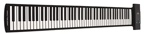 Roll Up Piano mit 88 Tasten, Berührungsempfindliches E Piano mit MIDI Funktion, Tragbar für Anfänger (EU-Stecker)
