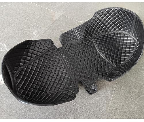 Für XMAX300 X-MAX 125 250 300 400 X-Max Motorrad Zubehör Kofferraum Hinten Kissen Innenraum Sitz Lagerung Eimer Gepäckträger Futter Pad (Schwarz)