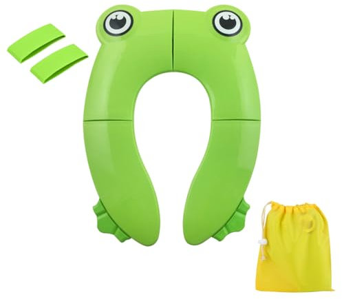 Siège de Toilette de Voyage pour Enfants,Siège de Toilettes Pliable Enfant,Réducteur de Toilette pour Bébé,avec Sac de Rangement,pour Siège de Toilette pour Tout-Petits/Enfants,Entraîneur de Pot
