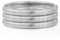 Emibele Armband-Set 3 Stück, 8mm Rostfreier Stahl Armband Stapelbares Stretch-Armband Elastisches Schlangenketten-Armband, Einfaches Modisches Stapelarmband für Frauen Teenager, Silber