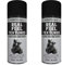 PNJB Real Feel Textured Quick Drying Spray, Paint Aerosol, Coal Black, Indoor &Outdoor, All-purpose Spray, Use on Metal, Plastic &Wood,400ml (2PCS)