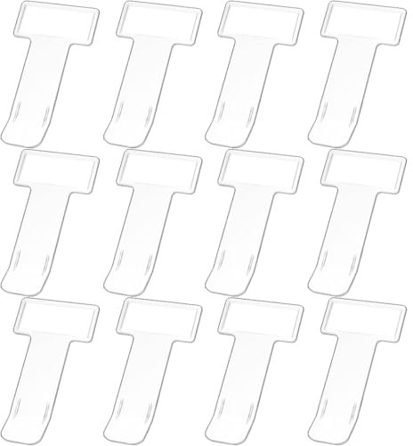 UEIOAVL Parkscheiben, 12 Stück Parkscheinhalter transparenter Kunststoff-Tickethalter Auto selbstklebender Tickethalter Windschutzscheibe