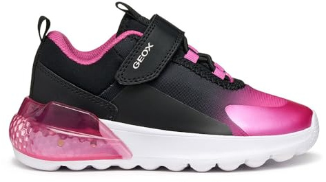 Geox Girl's J Activart IlluminusSneaker