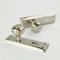 UNDERGROUND PARTS Bellport New York Solid Brass Polished Nickel Round Knobs Mortice Door Handles on Lock Backplate