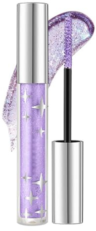BommFu Bunt Mascara | Pailletten-Glitzer-Mascara | Verlängerung & Volumen Wimperntusche Wasserfest & Langlebig - Mascara Mit Glitzer Für Sehr Funkelnde Augen Make-up, Party/Hochzeit