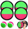 Ajuanbazha Klettballspiel, Fangballspiel Set mit 4 Fangscheiben und 2 Bällen, Outdoor Wurfspiel für Garten, Strand und Draußen für Jungen und Mädchen ab 3 Jahren
