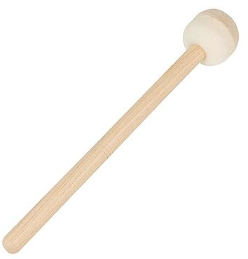 HYTROVE Trommelstock für Snare Drum Holzgriff Filzkopf Leicht und Langlebig für Profis und Studenten Musikinstrument Zubehör 3 Stück