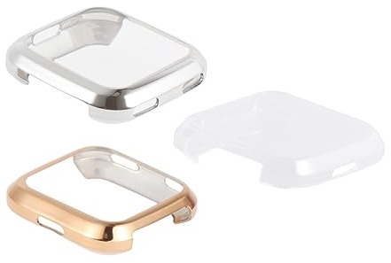 SHINEOFI 3stücke Schutzhülle Für Und Smartwatch Abdeckung Aus Extra Dickem Tpu-material Kratzfestes Schutzgehäuse Mit Robustem Rahmen Kompatibel Mit Fitbit Uhrengehäuse