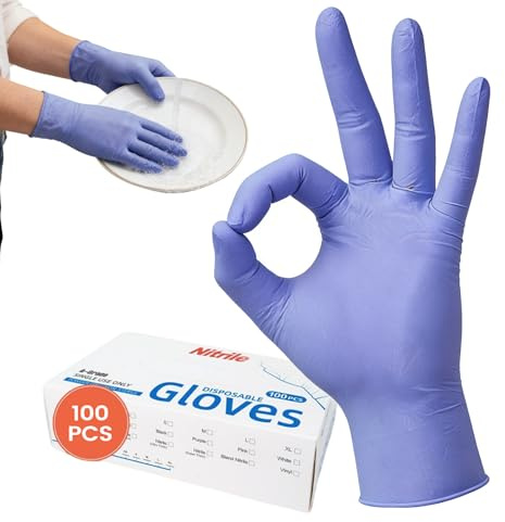 CGACCSD Dicke Nitrilhandschuhe Arbeitsschutzhandschuhe