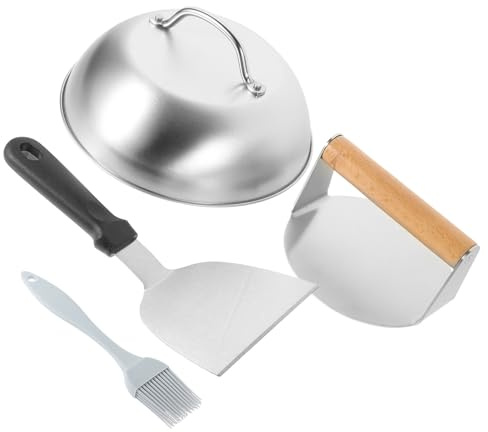 EXAOMBLE 1ensemble Presse à Burger Inoxydable Outil Presse-Viande Pratique pour Steak Haché Moule à Hamburger Robuste pour Cuisine Maison et Barbecue