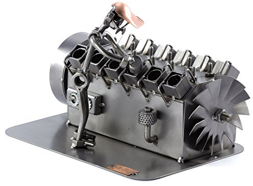 Steelman24 Schraubenmännchen Maschinenbauer | Made in Germany,Handarbeit,Geschenkidee,Stahlfigur,Metallfigur,Metallmännchen