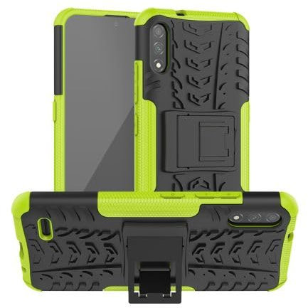 Handy Tasche Kompatibel mit LG K41S | Case Panzer Hülle Cover Schutzhülle Etui Bumper für K41S | Grün