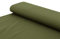 Baumwoll - Stoff French Terry Sommersweat einfarbig moosgrün - Meterware ab 25 cm x 150 cm - Stoff zum Nähen
