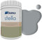 Bianca Stella Vernice per mobili premium senza carteggiatura per cucina e bagno, Grigio cenere, Lucido, 1000ml, a base acquosa, vernice acrilica per tutte le superfici, legno, piastrelle, metallo