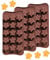 Star Chocolate Silicone Mold 2PCS 15-Cavity Star Shaped Fondant Moulds Non Stick Ice Cube Tray Reusable Candy Jelly Homemade Soap Mold