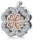 RMMY Charm Anhänger Lucky Clover Beads Zircon 925 Sterling Silver Pendant Dangle Beads für Europäische Armbänder und Halsketten Chriatmas Birthday Jewelry Gifts for Women