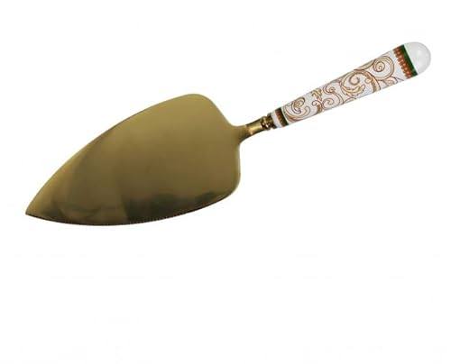 BRANDANI Pala Dolce Filo d'oro CHAMPAGNA Inox C/Manico Ceramica