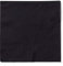 MANK Schwarze 3-lagige Tissue-Servietten 40 x 40 cm - Saugstarke Einmal-Servietten, 100er-Pack, 1/4-Falz - Perfekt für Feiern, Gastronomie & Events