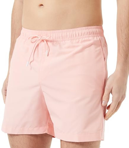 Calvin Klein Pantaloncino da Bagno Uomo Medium Drawstring Lunghezza Media, Rosa (Pale Rosette), M