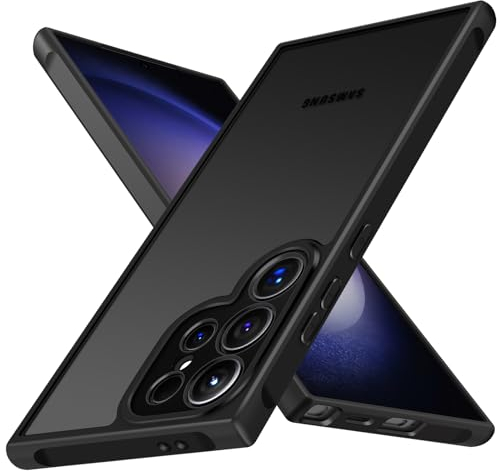 iVoler Cover Opaca per Samsung Galaxy S24 Ultra 5G, [Protezione Della Fotocamera] [Antiurto di Grado Militare] Custodia Traslucida Posteriore Ultra Sottile Anti-Impronte Protettiva Case