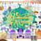 HOWAF Papier-Tischdecke zum Ausmalen Ramadan Mubarak Dekoration, Ausmal-Tischdecke Ramadan Kareem Ausmaltischdecke Kinder Ramadan Tischdecke Papier Eid Mubarak Basteln Kinder für Ramadan Deko
