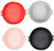 SAMNATE 4pcs Silicone Air Fryer Liner Reusable Air Fryer Liners Dual Airfryer Liners for Air Fryer Baskets Air Fryer Silicone Liner Insert Air Fryer Accessories for Crisp Cooking