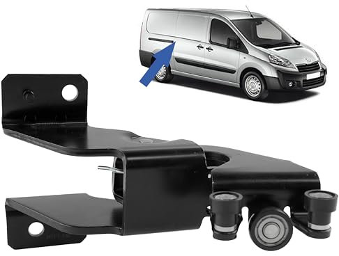 Roulette porte latérale droite compatible pour Expert 2, Scudo 2, Jumpy 2 (2007-2016) galet de porte coulissante – Guide MILIEU de porte | 1498207080 | 9033T9