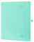 POPRUN Kalender 2025 2026 Wochenplaner (Aug.2025-Dez.2026) Softcover mit PU-Leder, ca. A4 (26,5 x 21,5 cm), 17-Monate-Terminplaner 1 Woche 2 Seite mit Zertifiziertem Papier - Mintgrün