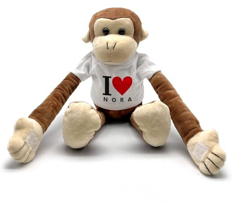 printplanet® - Kuscheltier AFFE mit eigenem Foto, Namen oder Text Bedrucken - 17 Designs - Stofftier
