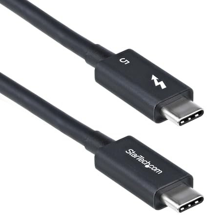 StarTech.com Cable Thunderbolt 5 de 3m - 80Gbps hasta 120Gbps - PD 240W - 8K 60Hz - Certificado - Compatible TB4/USB4