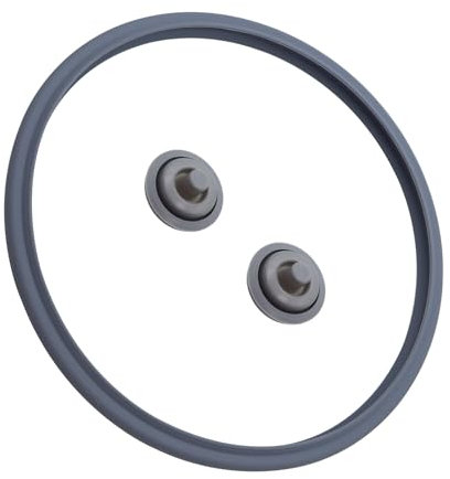 CATELL Dichtungsring für WMF, 22cm Dichtungsring schnellkochtopf, Dichtung Schnellkochtopf für WMF und 2x Kochsignaldichtung Schnellkochtopf Ersatzteile Kompatibel mit wmf 2,5l - 8,5l