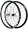 GEIRONV Rennrad Radsatz 700C, Doppelwandige Alufelgen Vorne 2 Hinten 4 Lager Scheibenbremse Steckachse Rad 24 Löcher Speichen 12 Gänge(Silver)