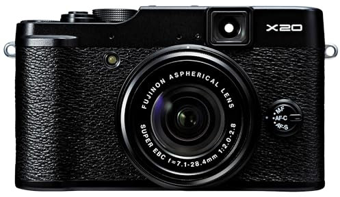 Fujifilm X20 Digital Camera 12.0 Megapixel X-Trans CMOS II With EXR Processor II, 4x Optical Zoom 2.8 inch Premium LCD Black (Renewed)