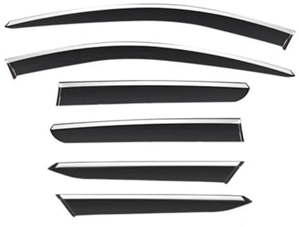 Fenster-Regen- und Regenabweiser Fit Für Kia Sportage Kx5 2002-2024 Fenster Visier Regen Und Windabweiser Windschutzscheibe Regenschutz für Fenster(6Pcs for KX5 23-24)