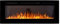 2025 PREMIUM PRODUCT TruFlame 50inch Black Wall Mounted Electric Fire with 3 colour Flames and can be inserted (Pebbles, Logs and Crystals)